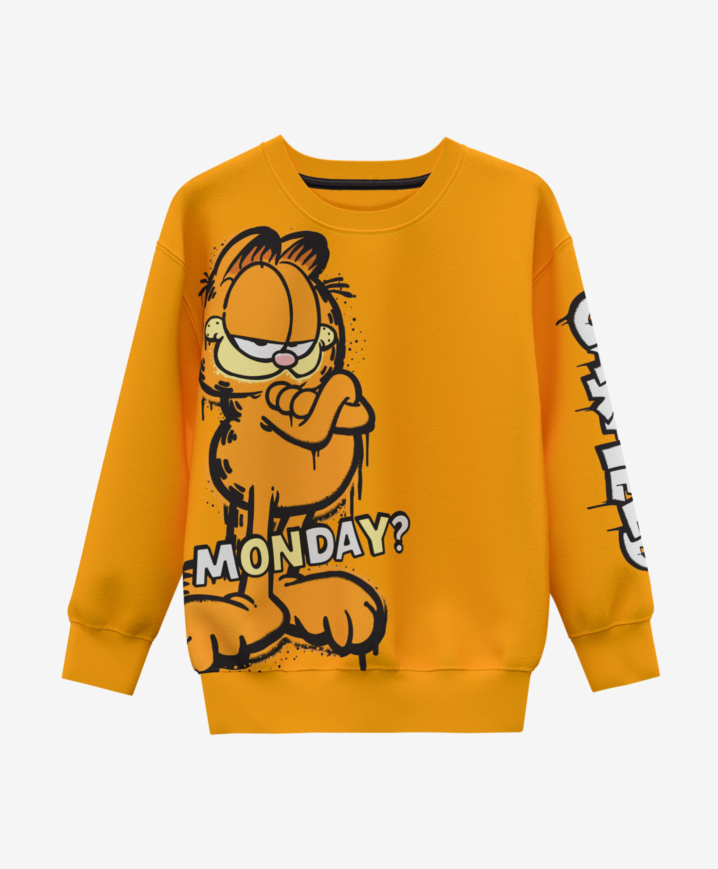 felpa bambino arancione garfield