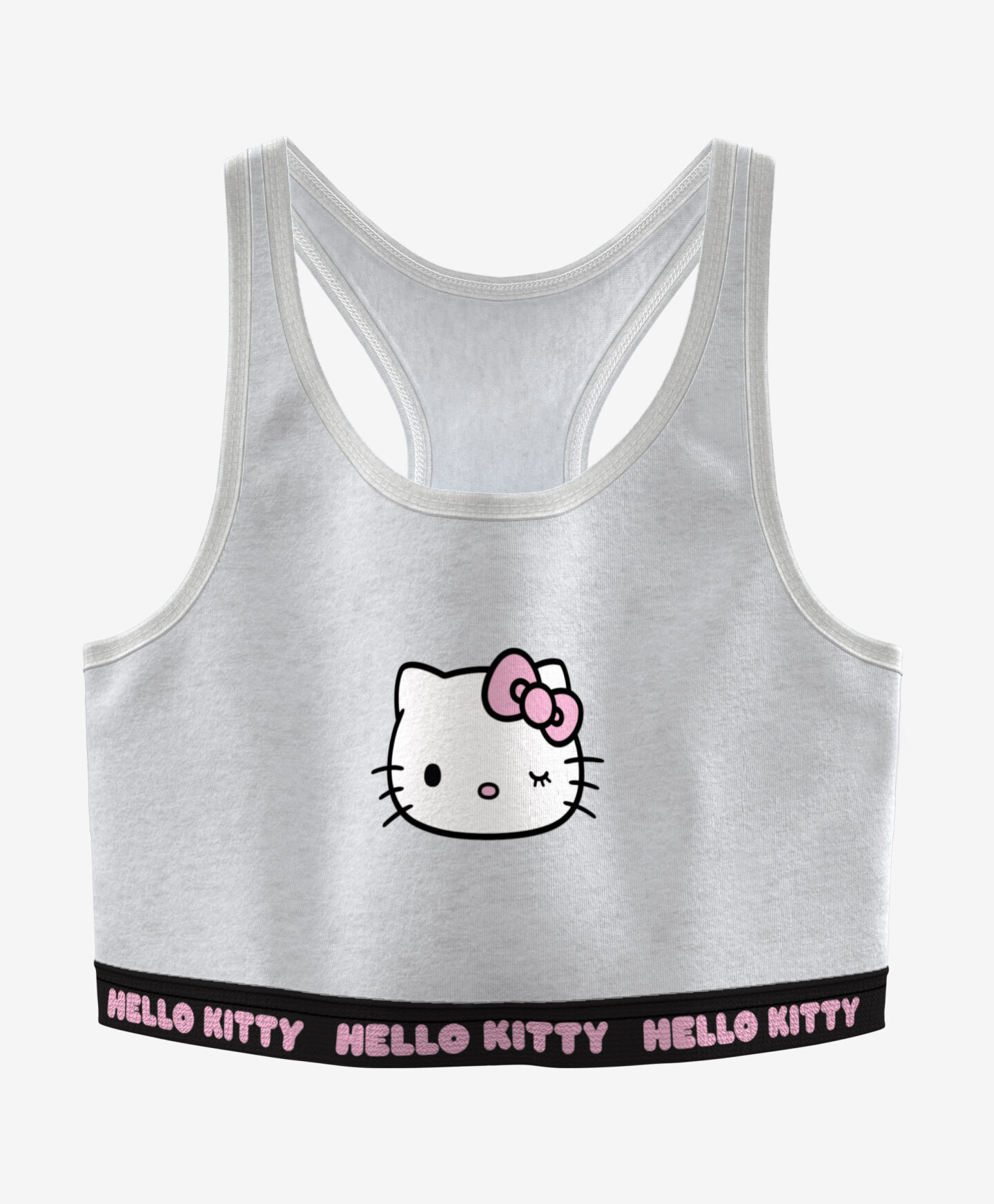 top da ragazza grigio hello kitty