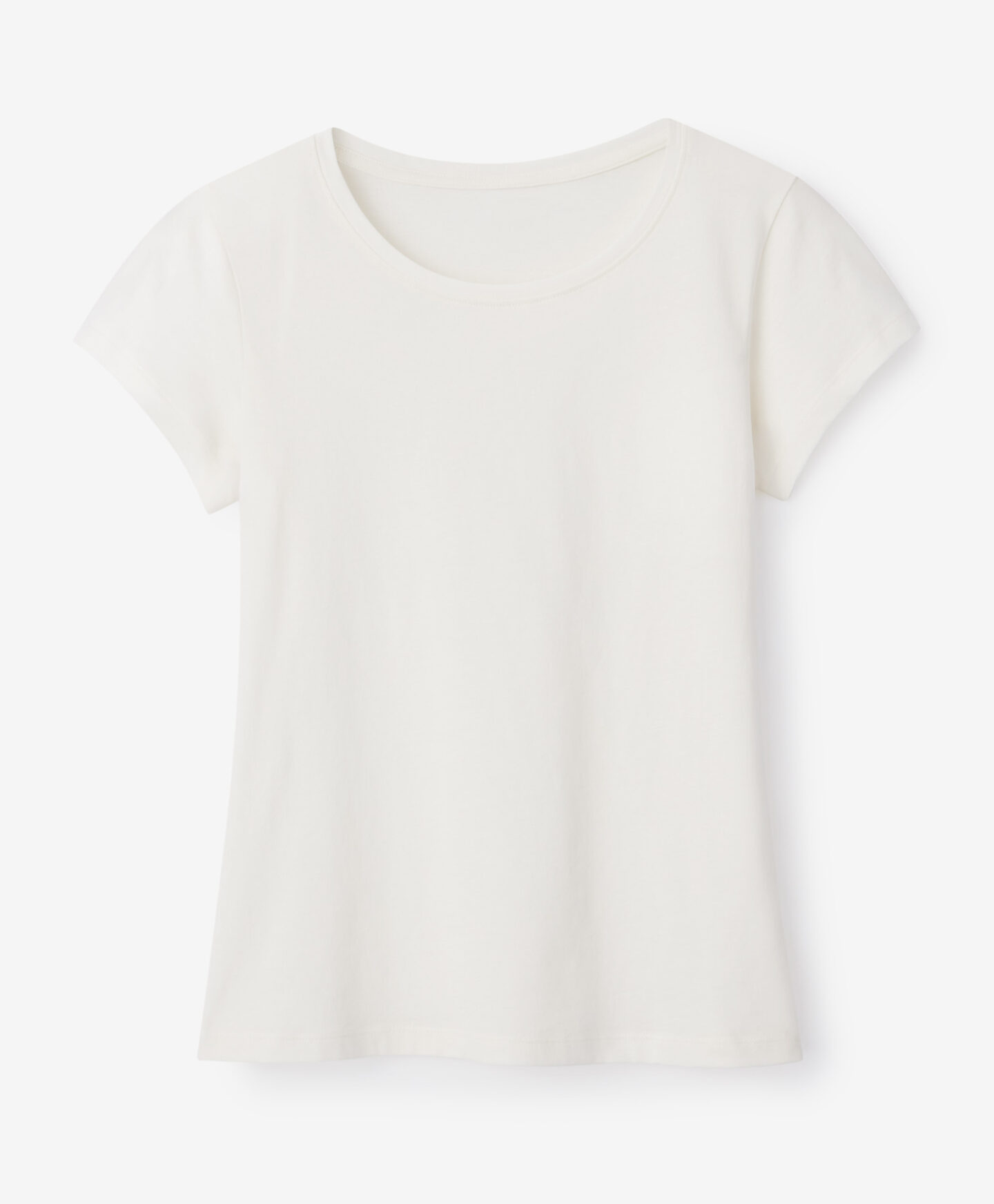 t-shirt bianca da donna in cotone