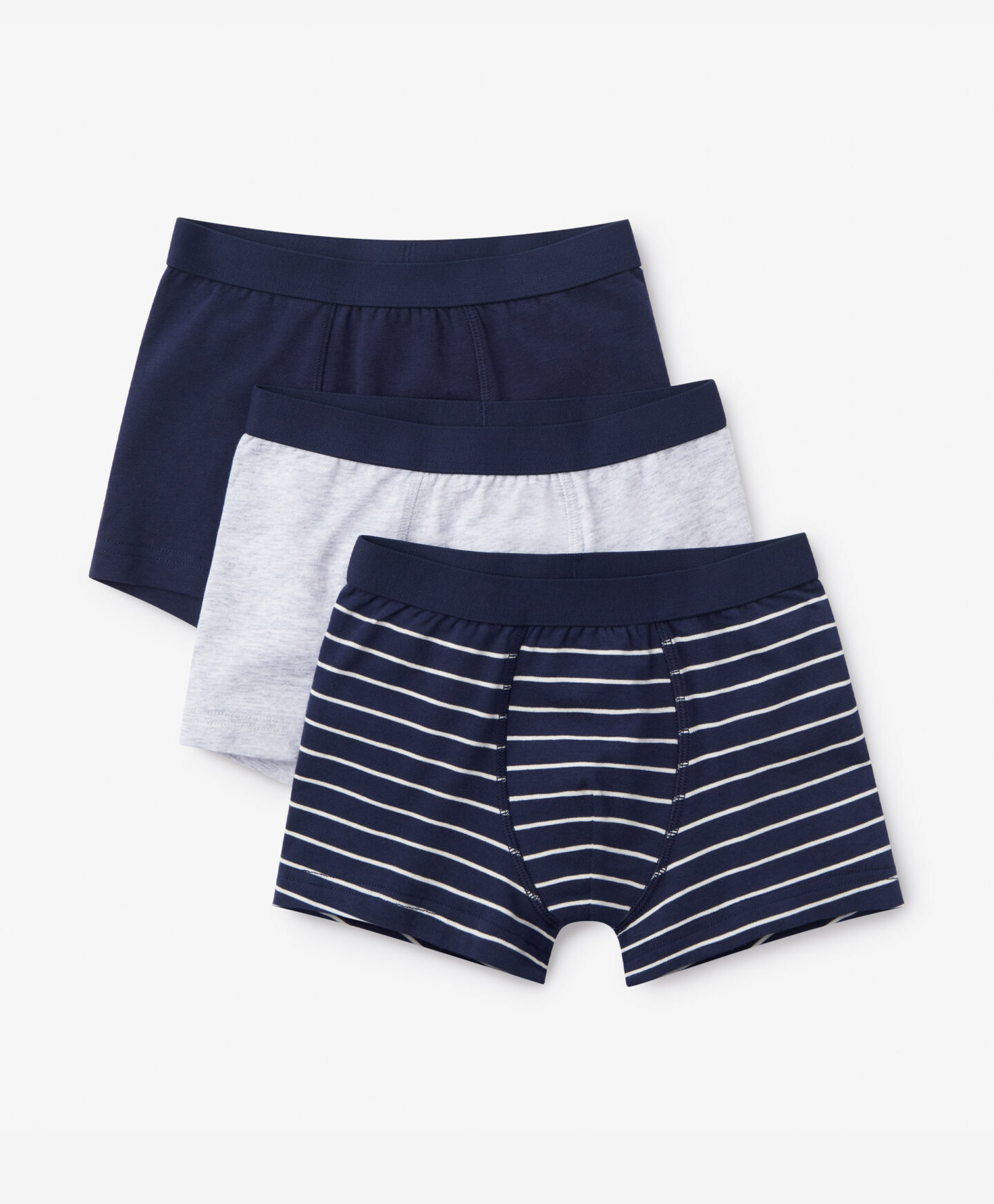 set di tre boxer da bambino