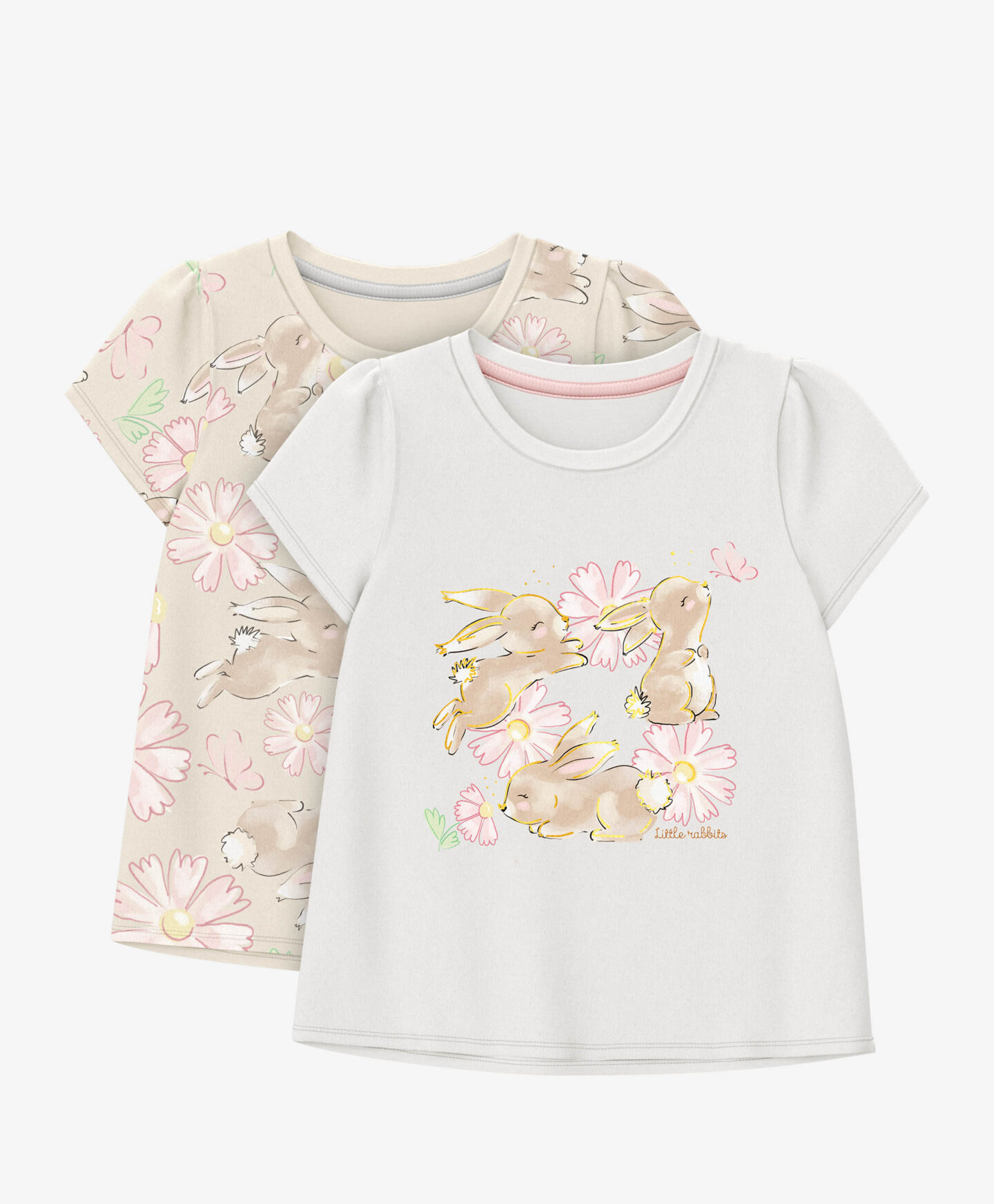 set t-shirt da neonata colorate