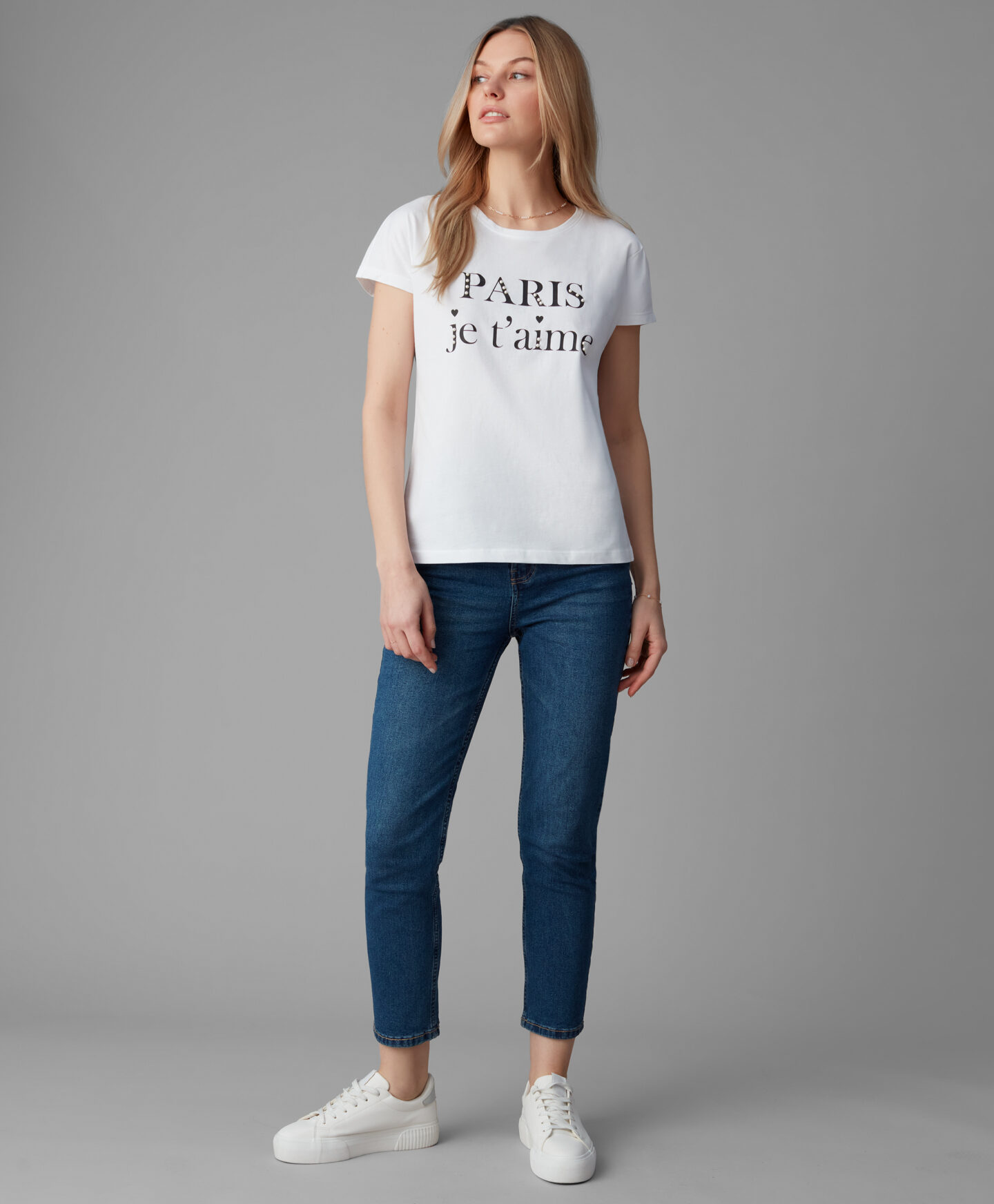 t-shirt da donna con perle