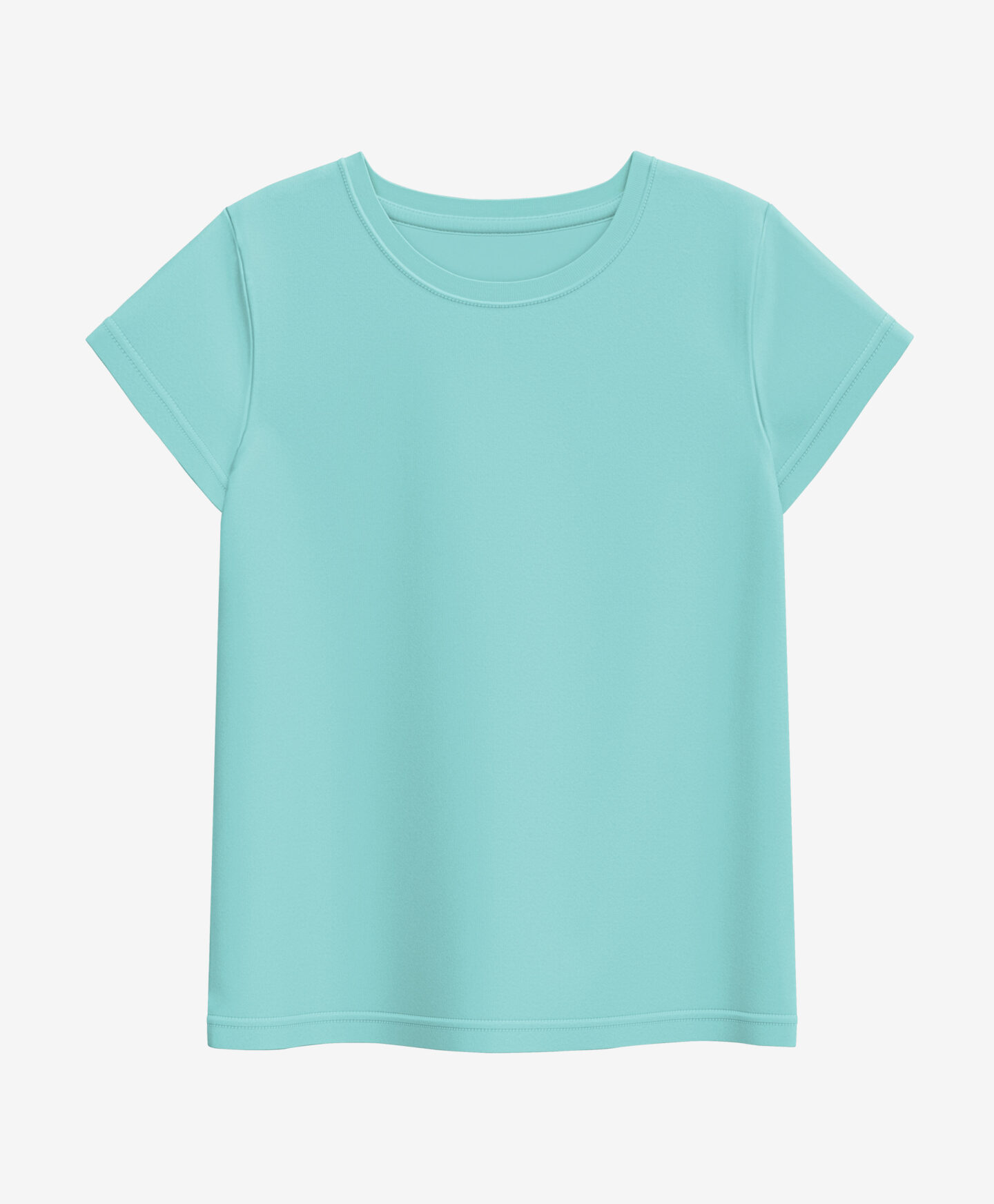 t-shirt azzurra da bambina