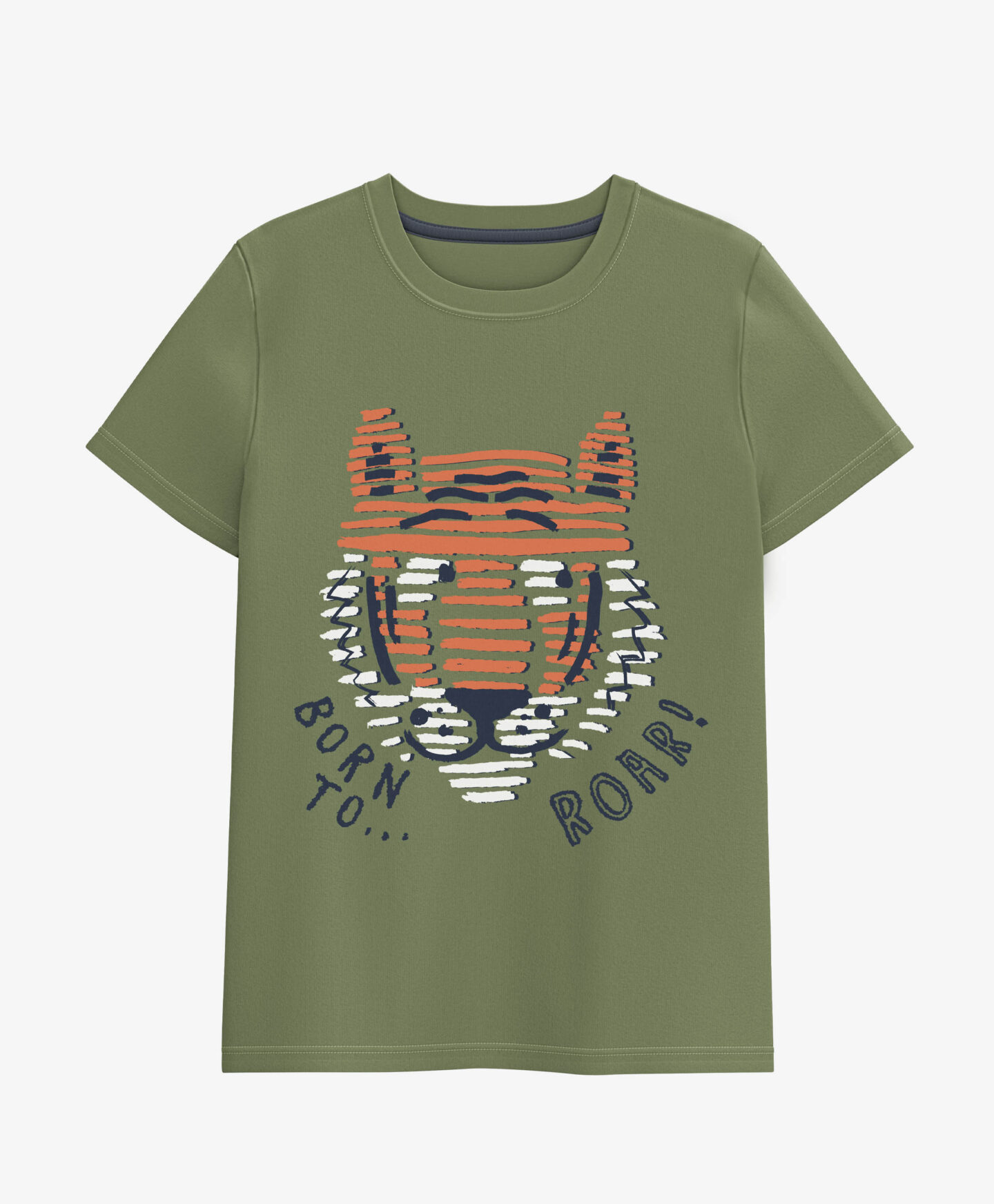 t-shirt verde da bambino