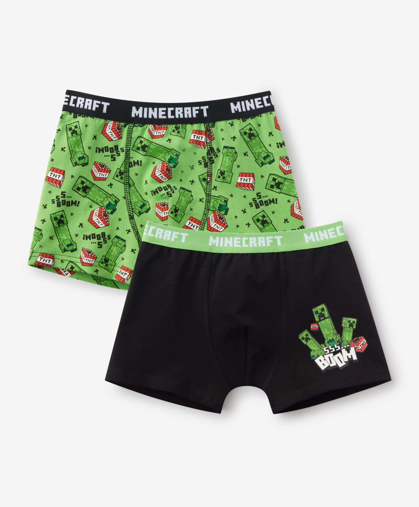 set boxer di minecraft da bambino