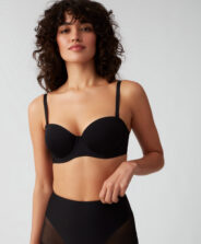 reggiseno a balconcino nero