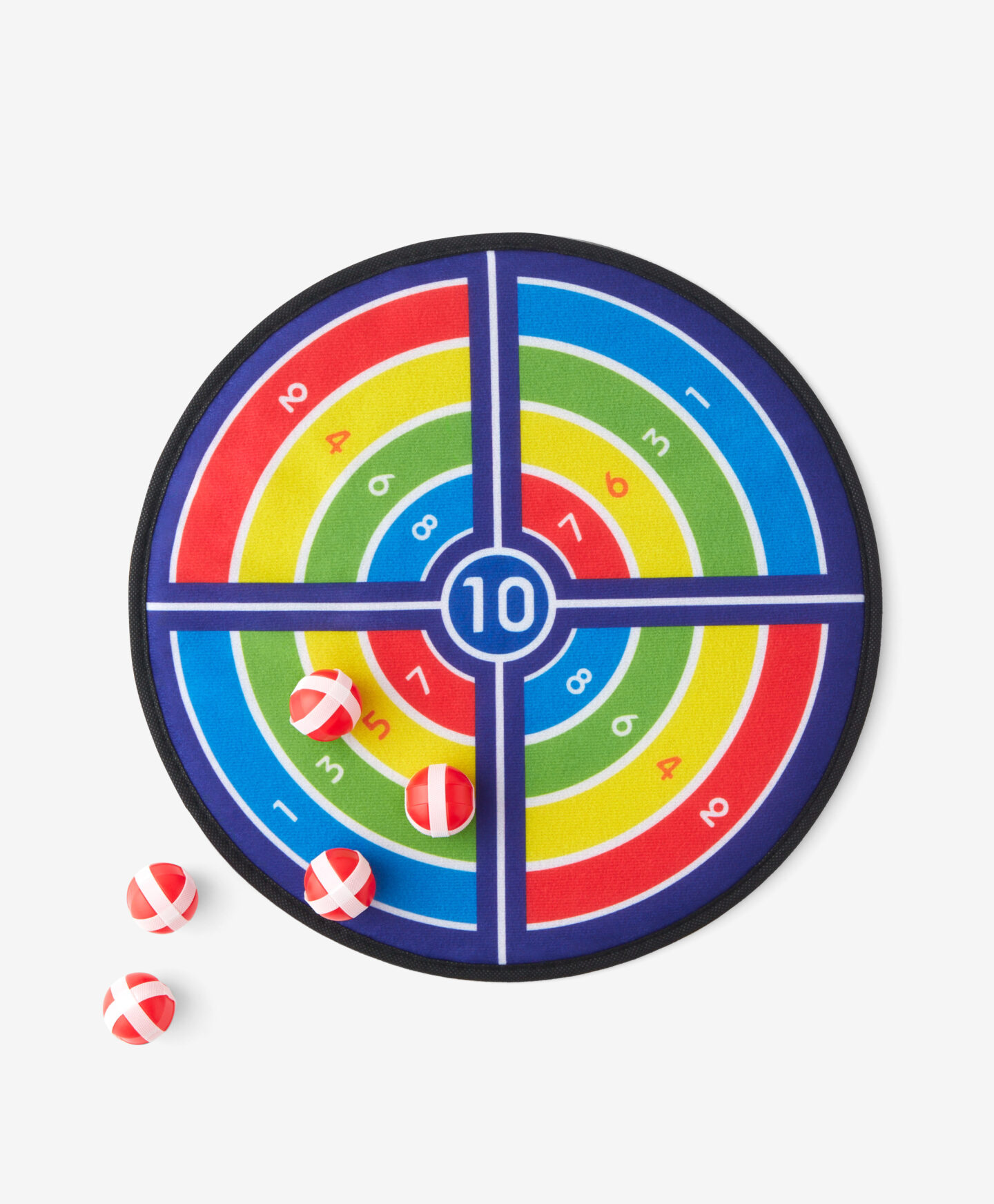bersaglio con palline in velcro