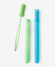 set bolle di sapone blu e verde