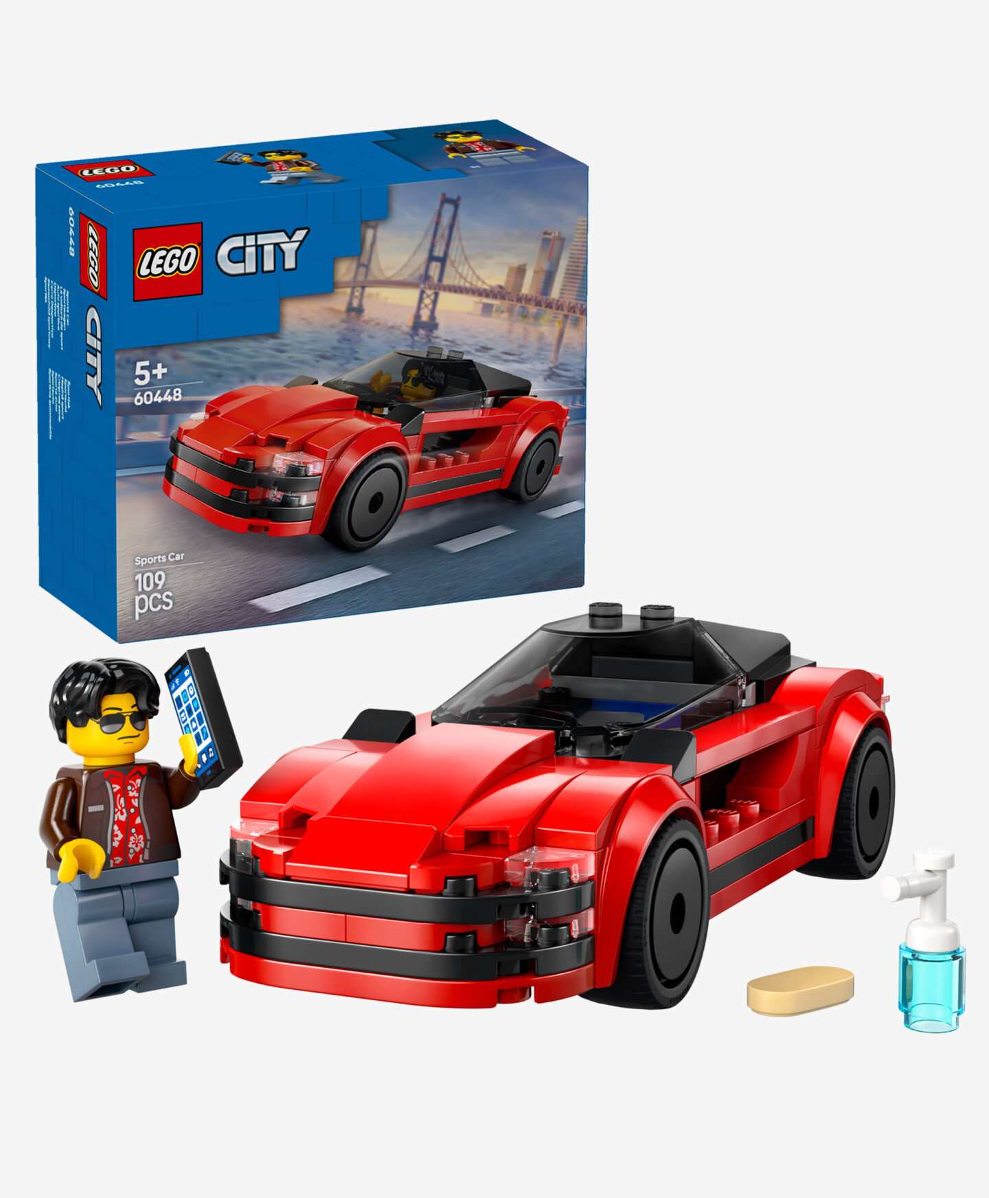 set lego auto sportiva rossa