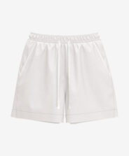 shorts bianchi con tasche donna