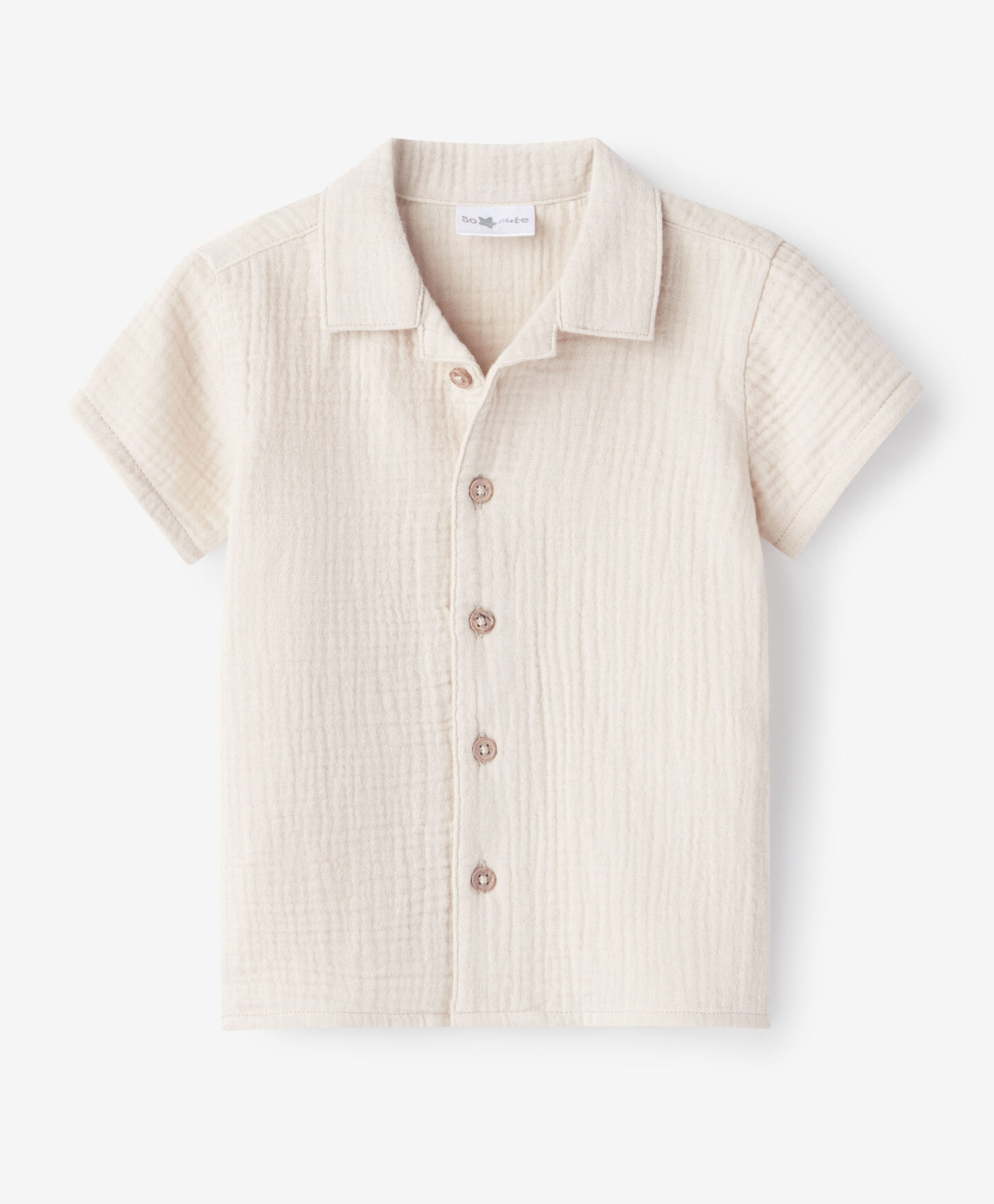 camicetta beige da neonato