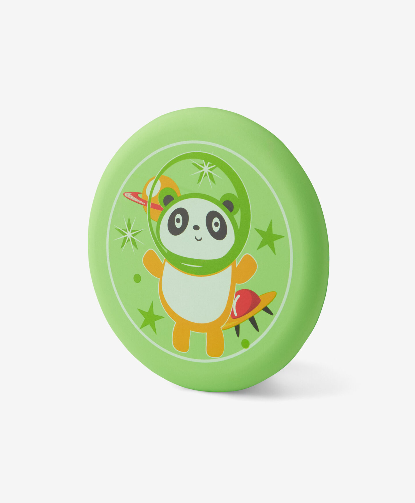 frisbee verde con panda