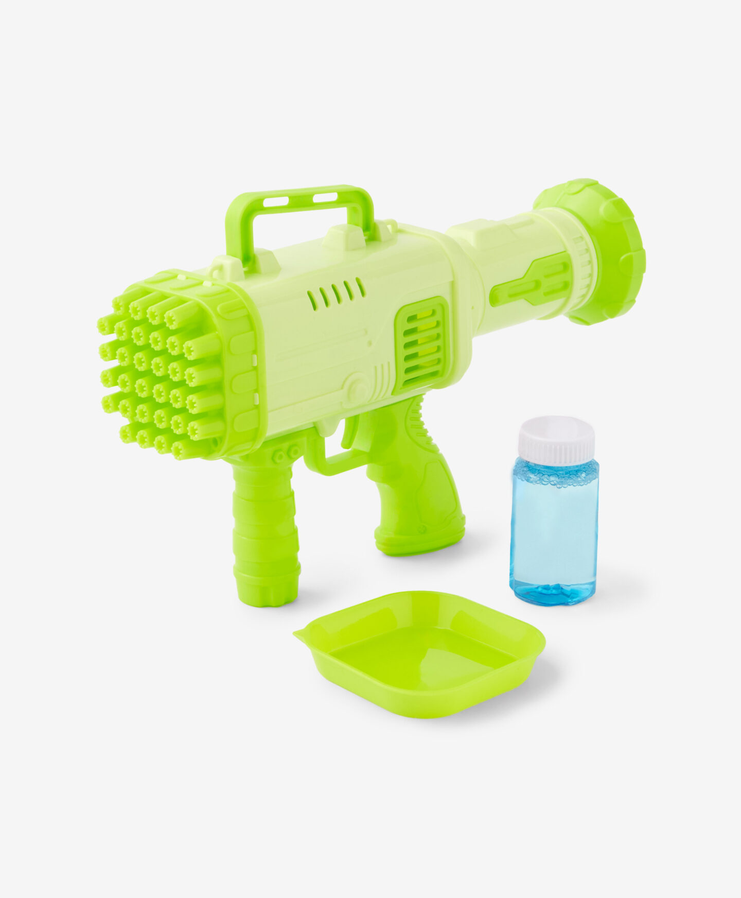 spara bolle di sapone verde