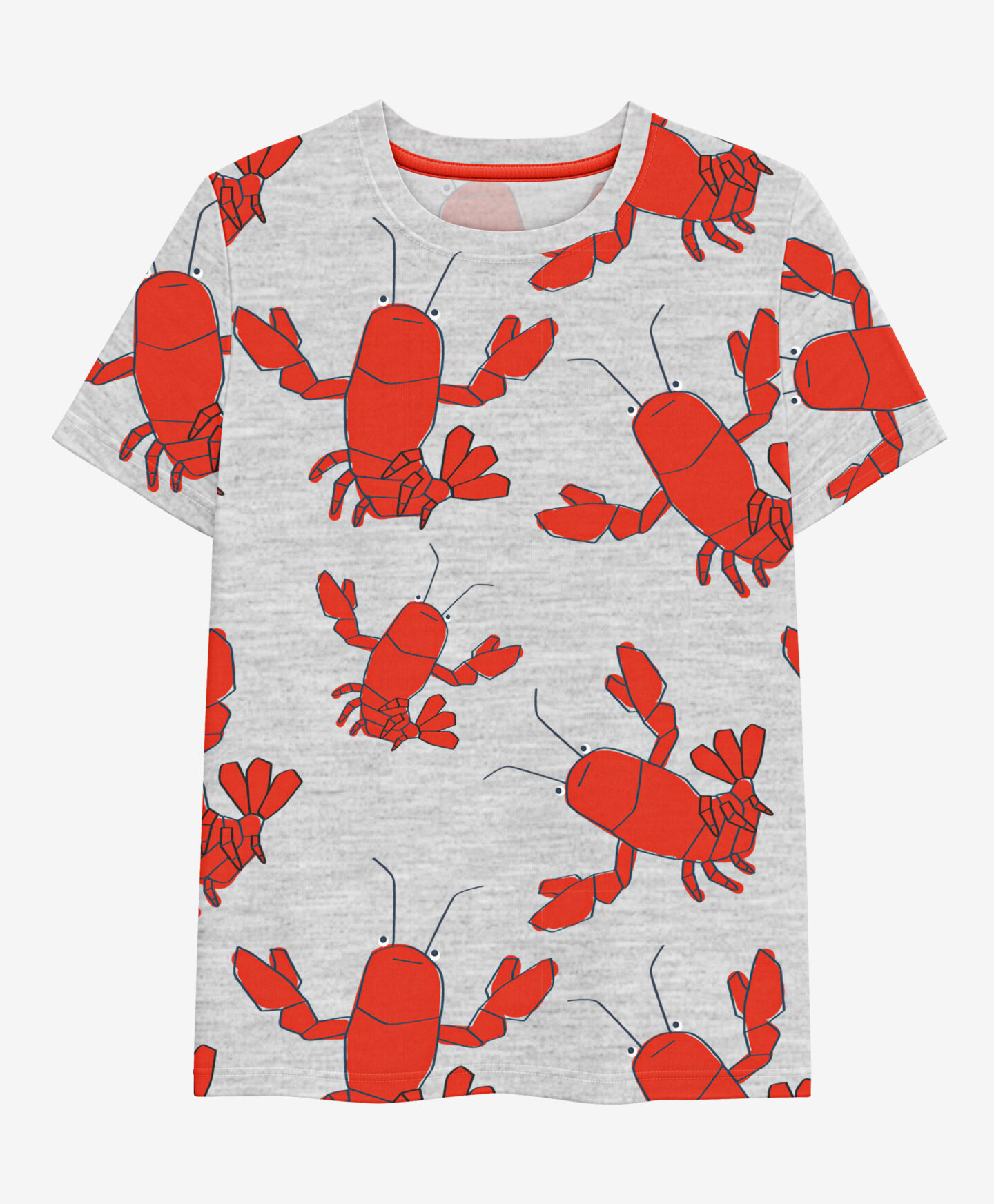 t-shirt con granchi da bambino