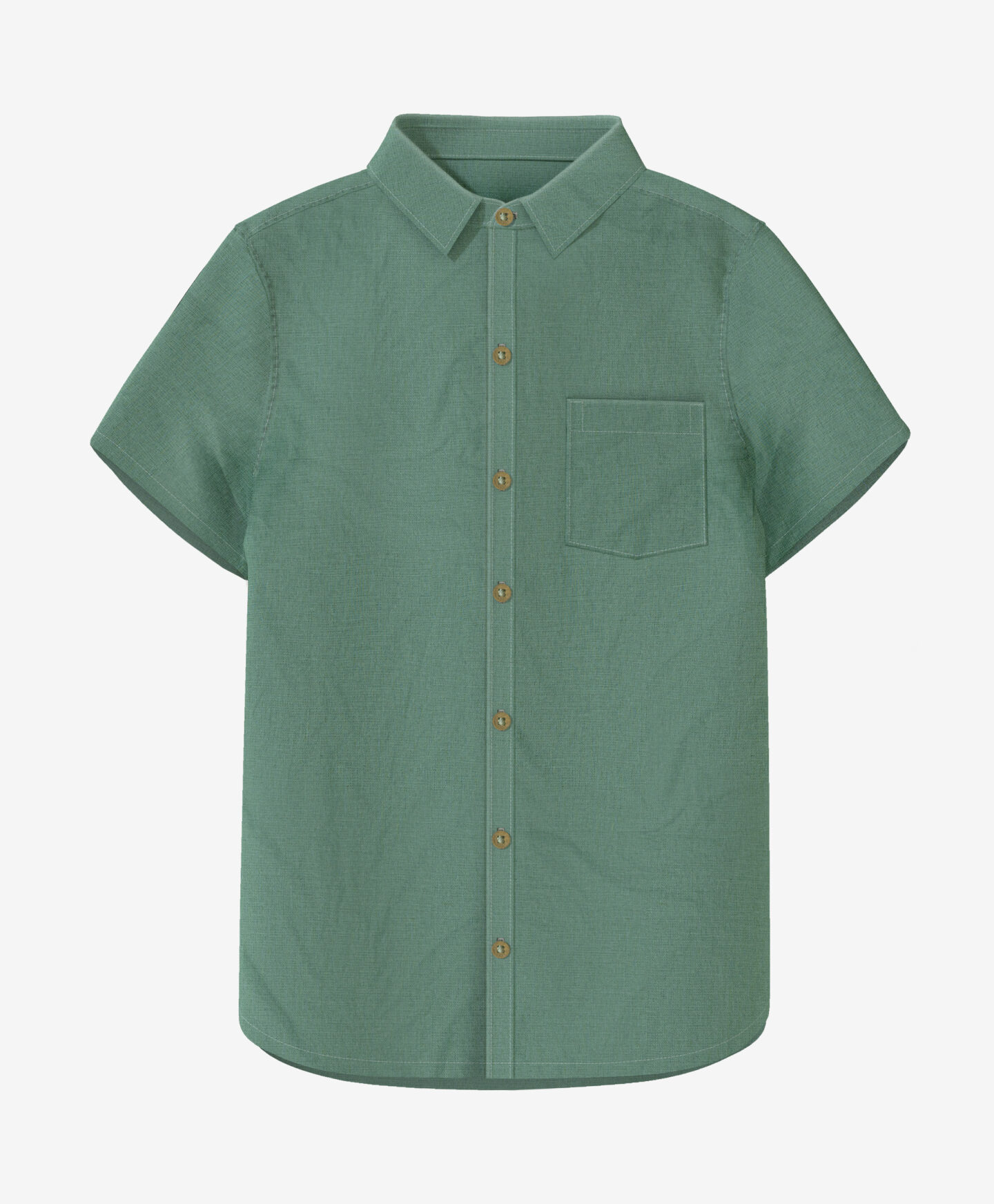 camicia verde da ragazzo