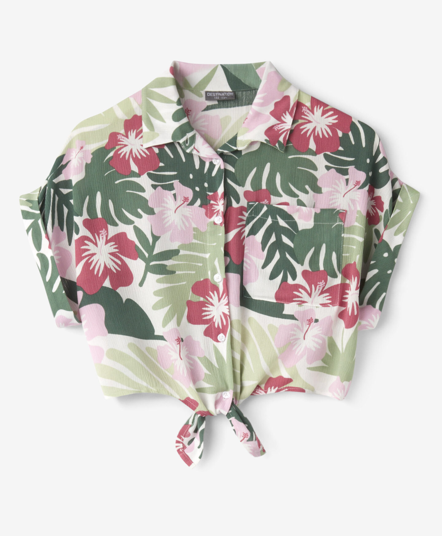 camicia con cravatta da ragazza