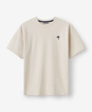 T-shirt chłopięcy z haftem na piersi 100% bawełny