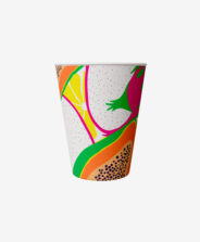 set bicchieri di carta tropicali