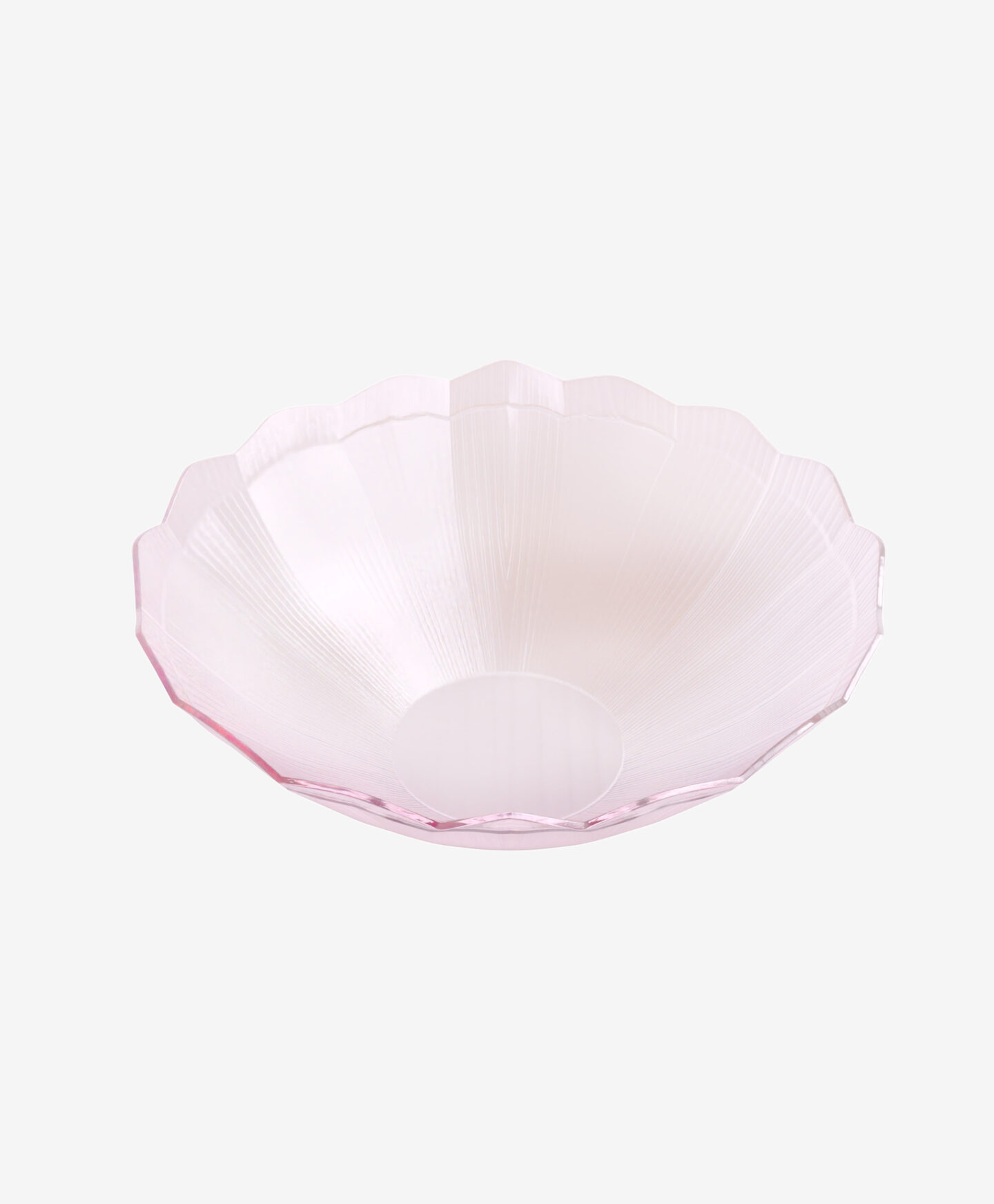 ciotola in vetro rosa