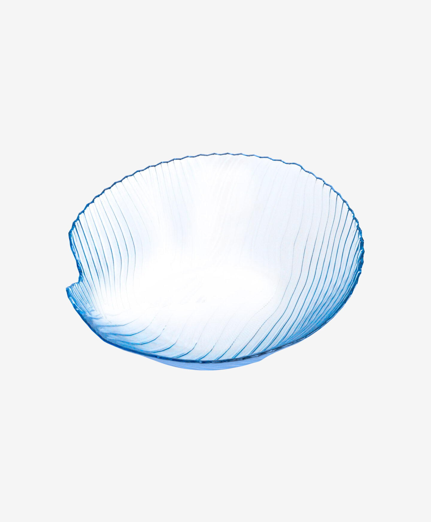 ciotola in vetro blu