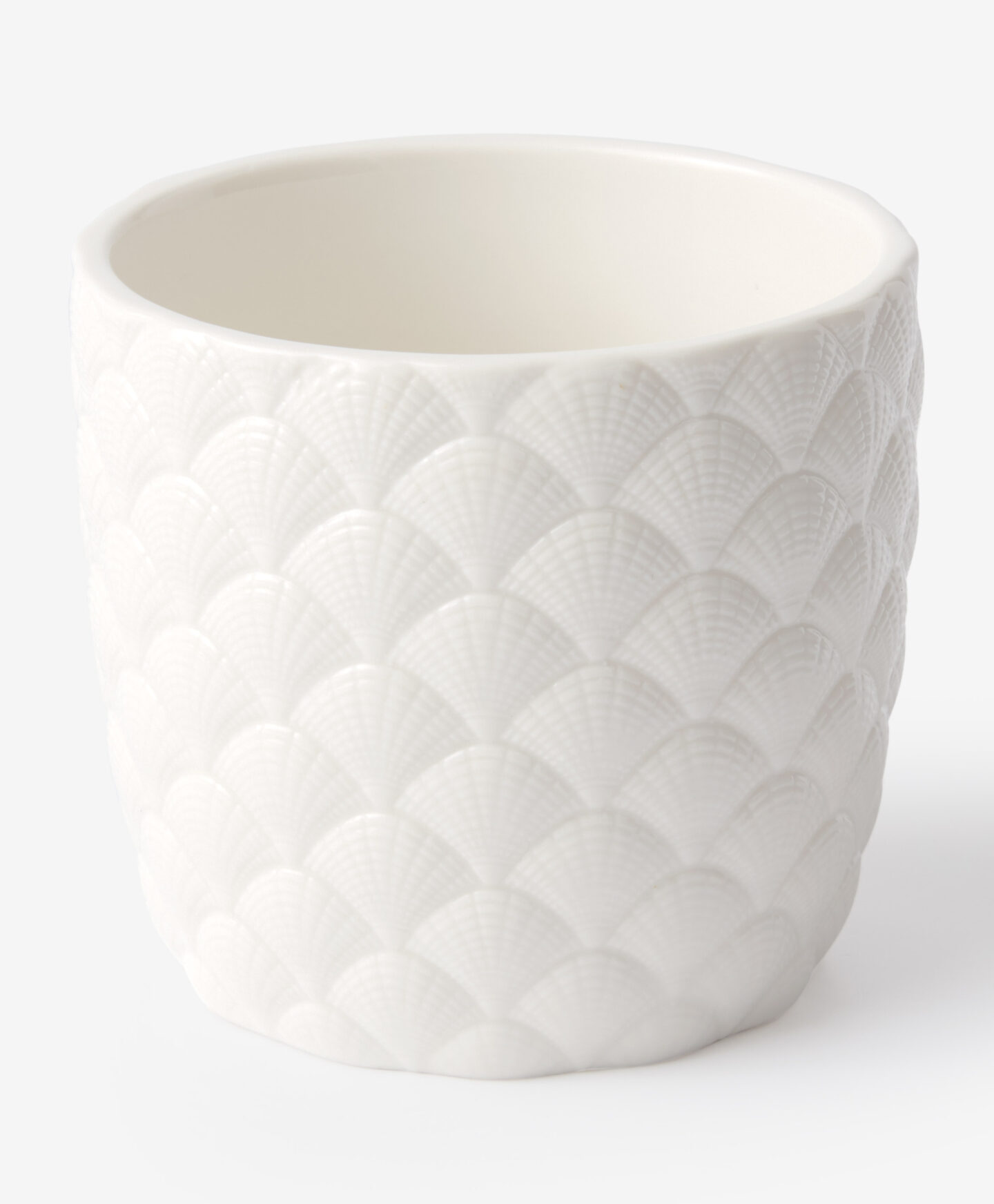 vaso in ceramica bianco