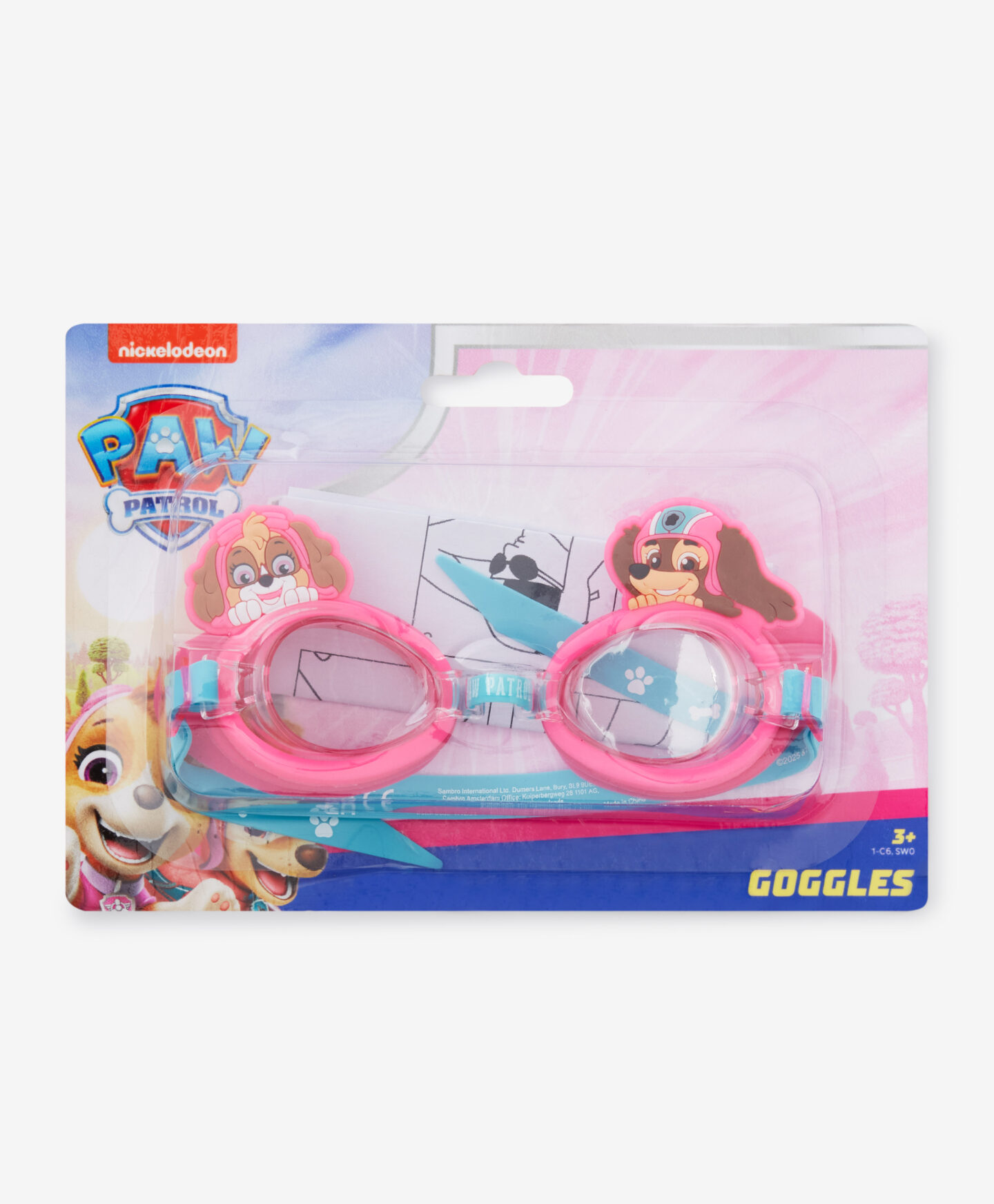 occhialini da nuoto di paw patrol