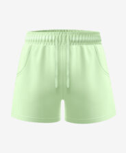 shorts verde pastello da donna
