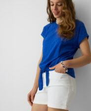 T-shirt damski niebieski