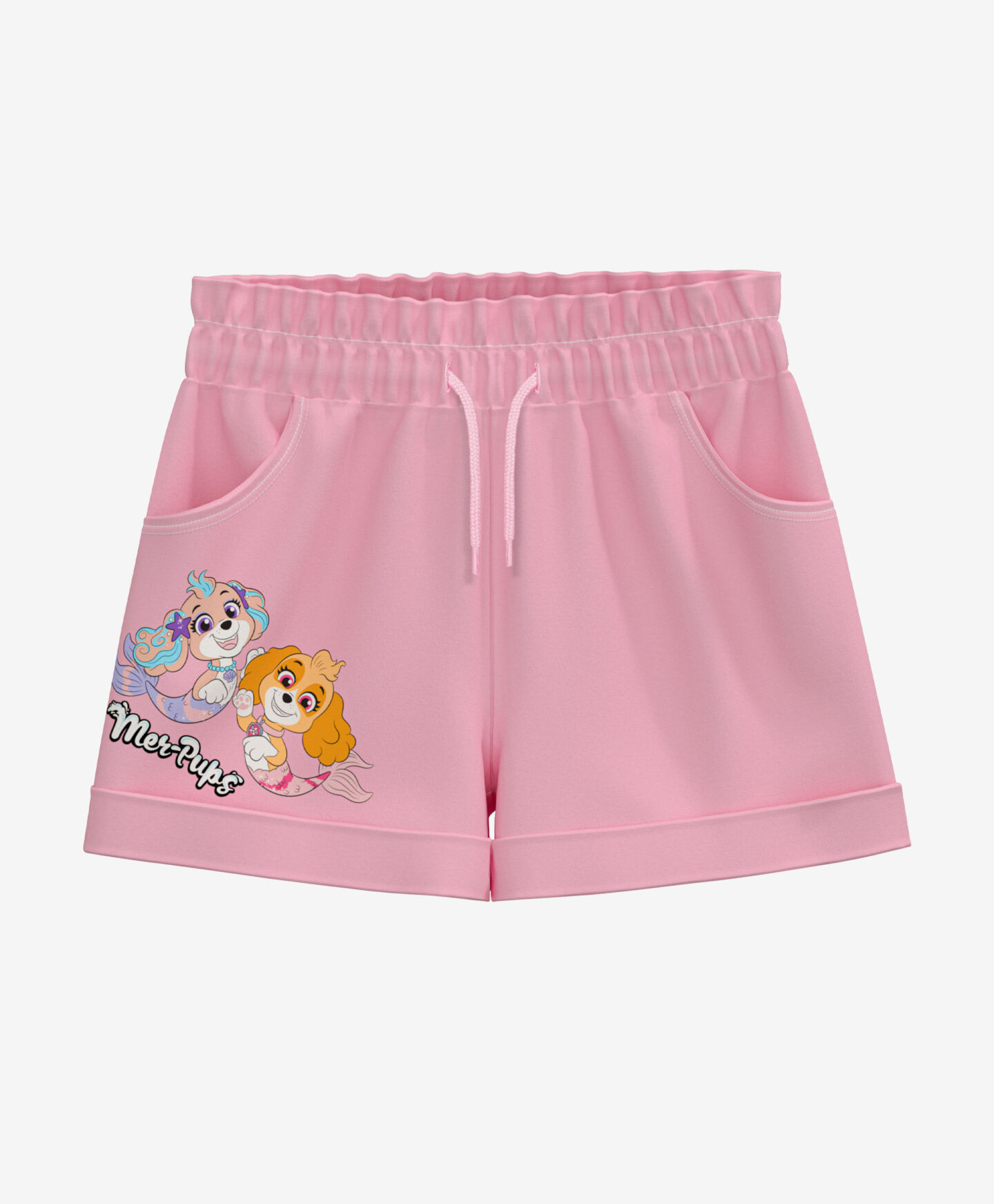 shorts rosa da bambina paw patrol