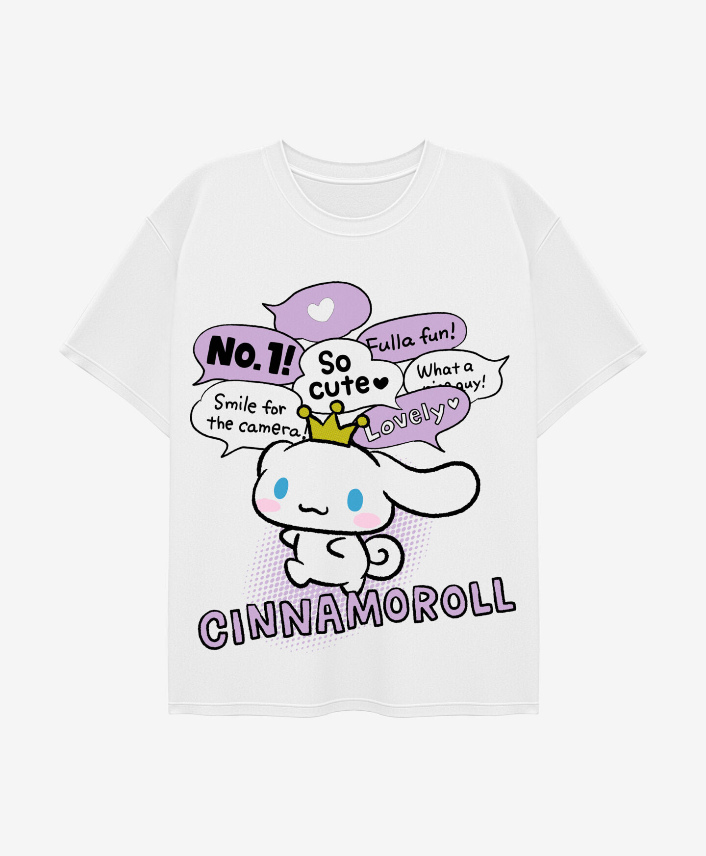 t-shirt cinnamoroll da ragazza