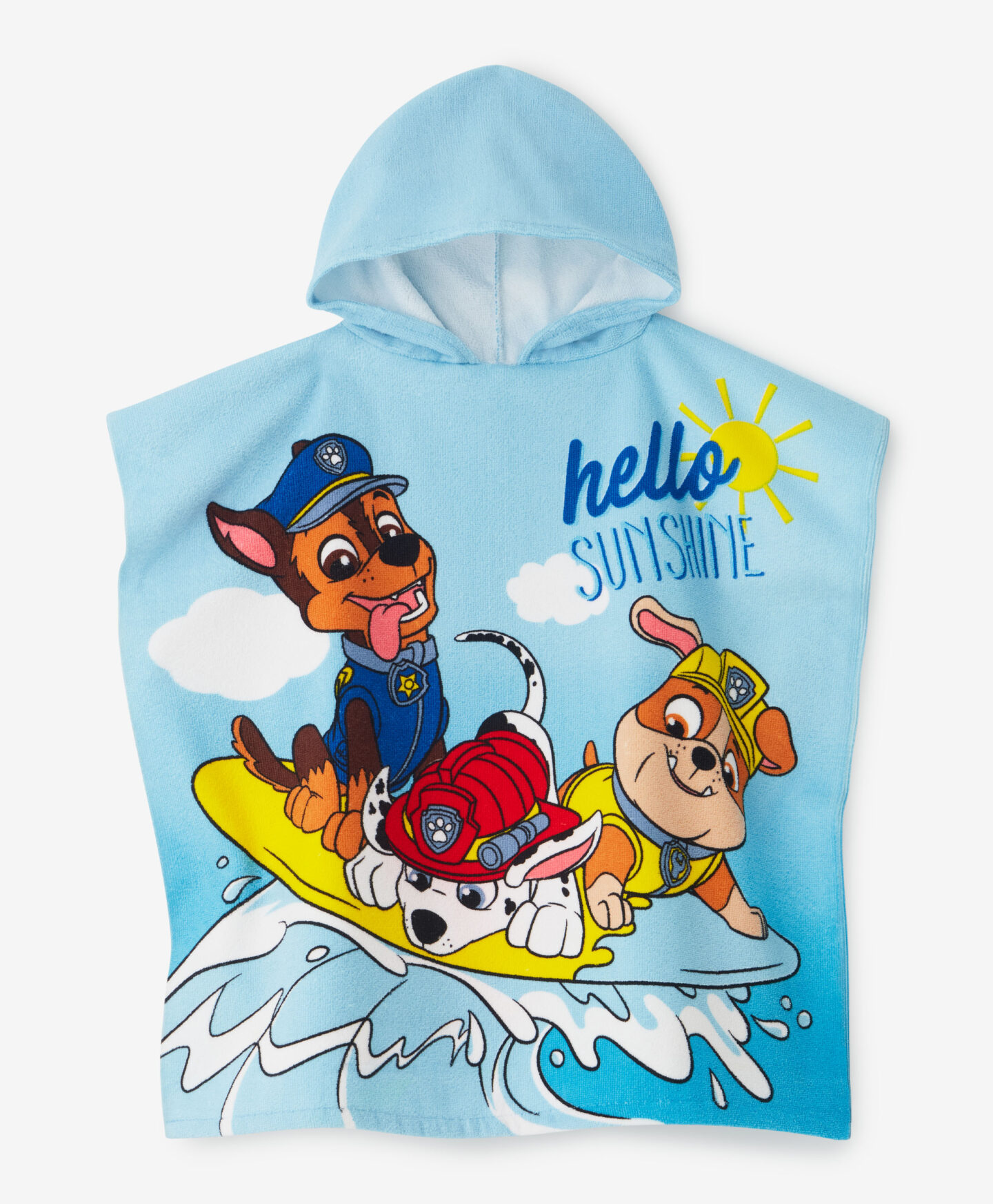 poncho mare da bambino paw patrol