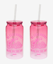 Komplet 2 szklanek Barbie