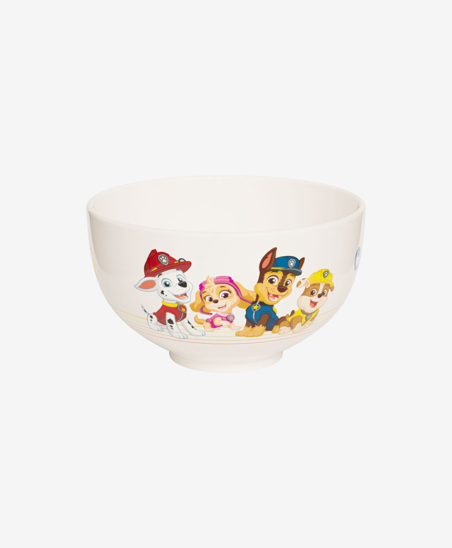 ciotola bianca di paw patrol