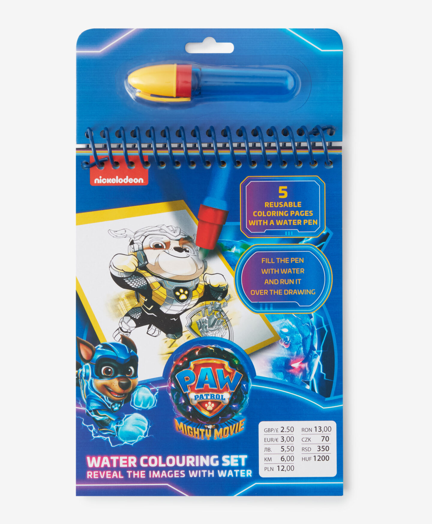 libro ad acqua di paw patrol