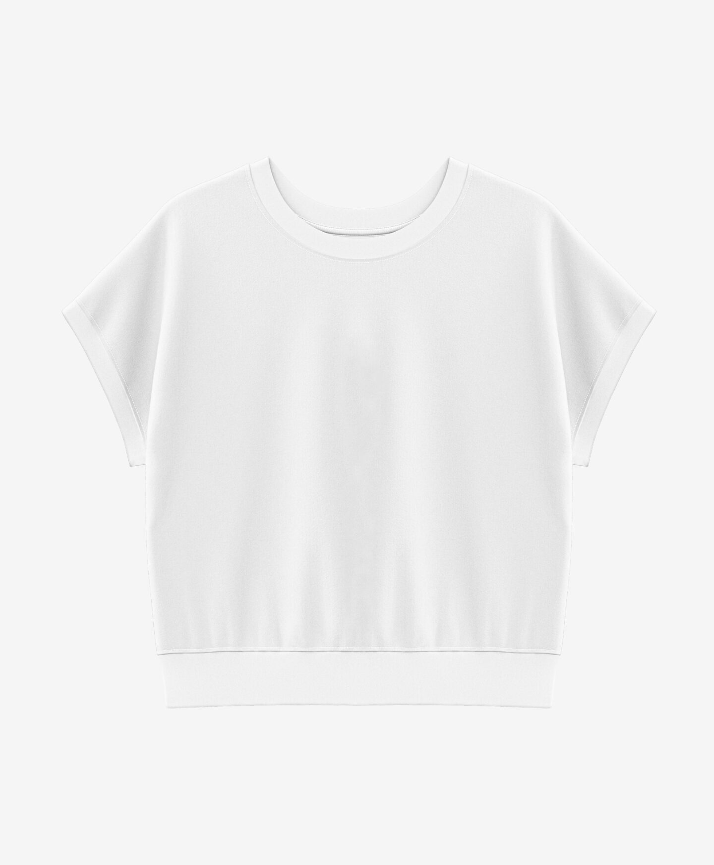t-shirt oversized bianca da donna