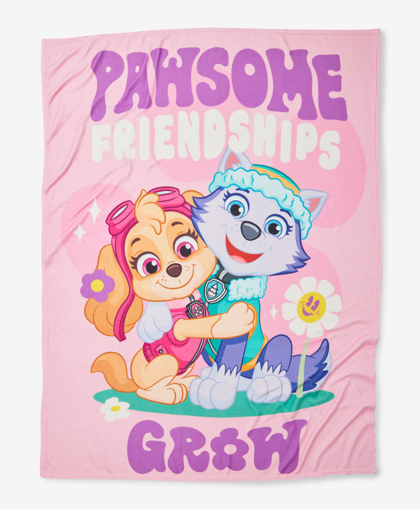 coperta rosa di paw patrol