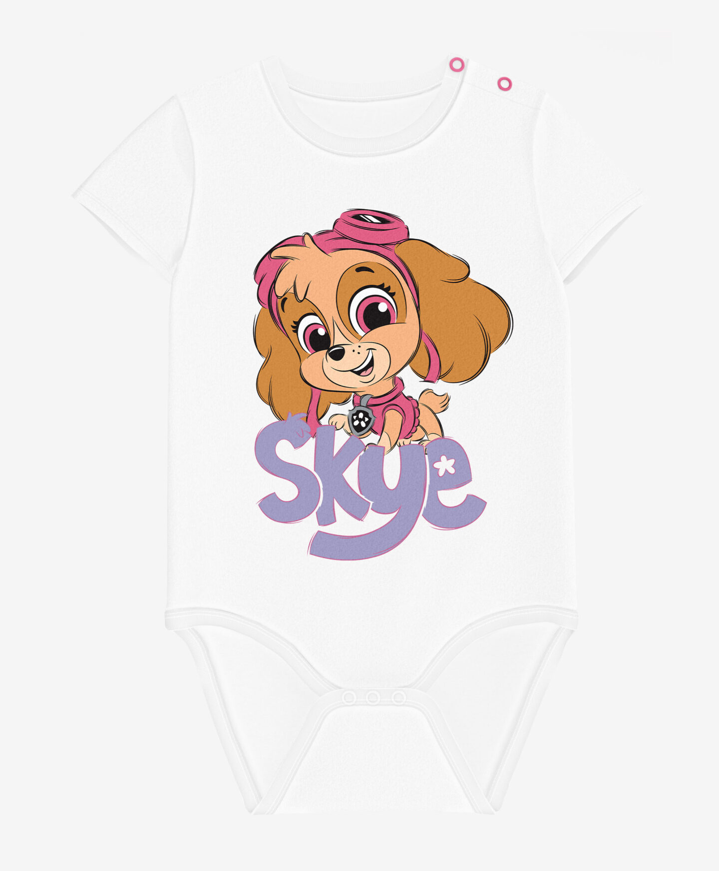 body bianco da neonata paw patrol