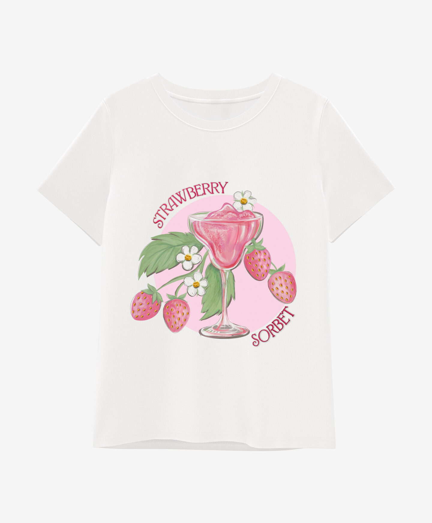 T-shirt damski z nadrukiem 100% bawełny
