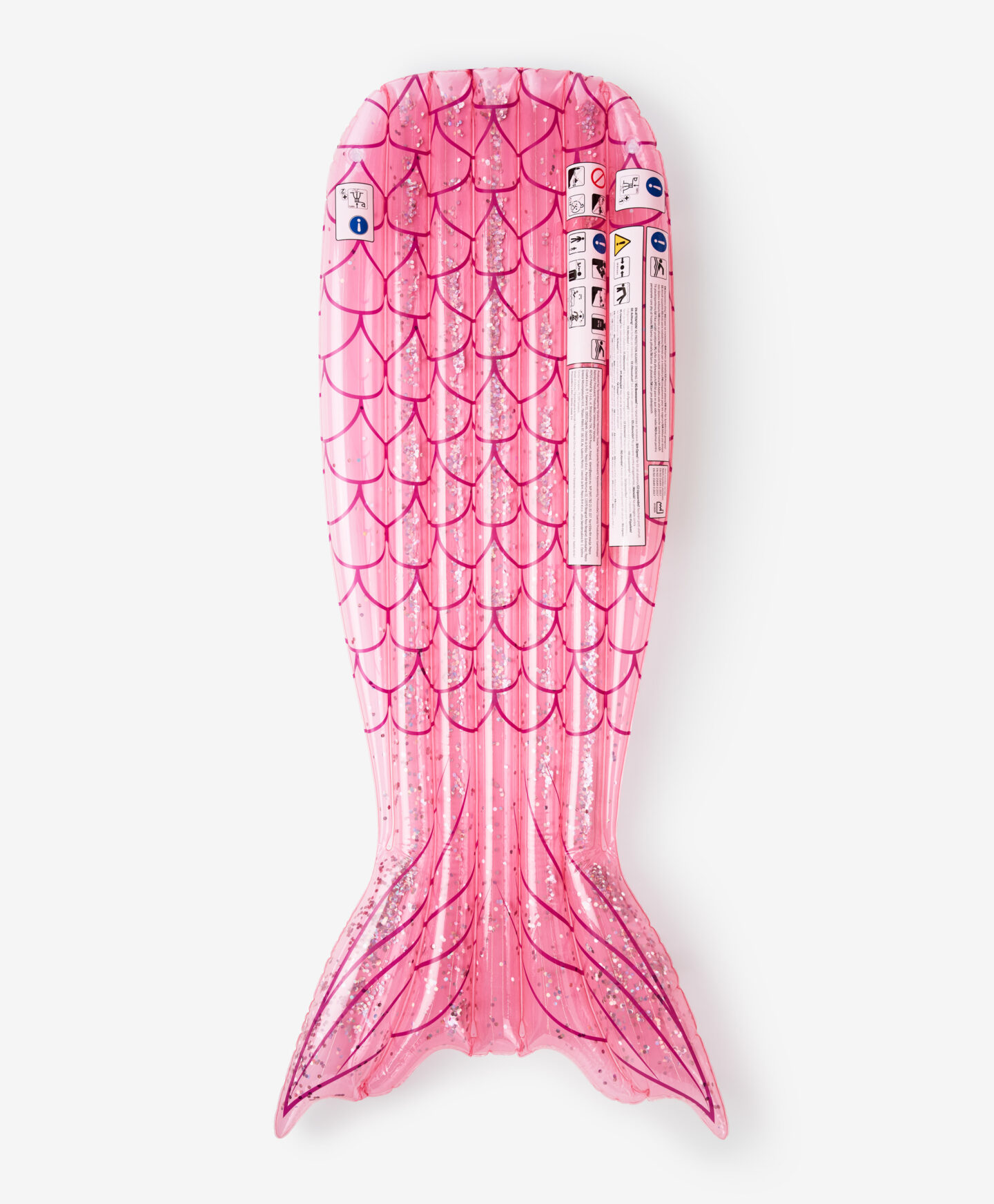 materassino coda di sirena rosa