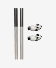 bacchette con supporto a panda