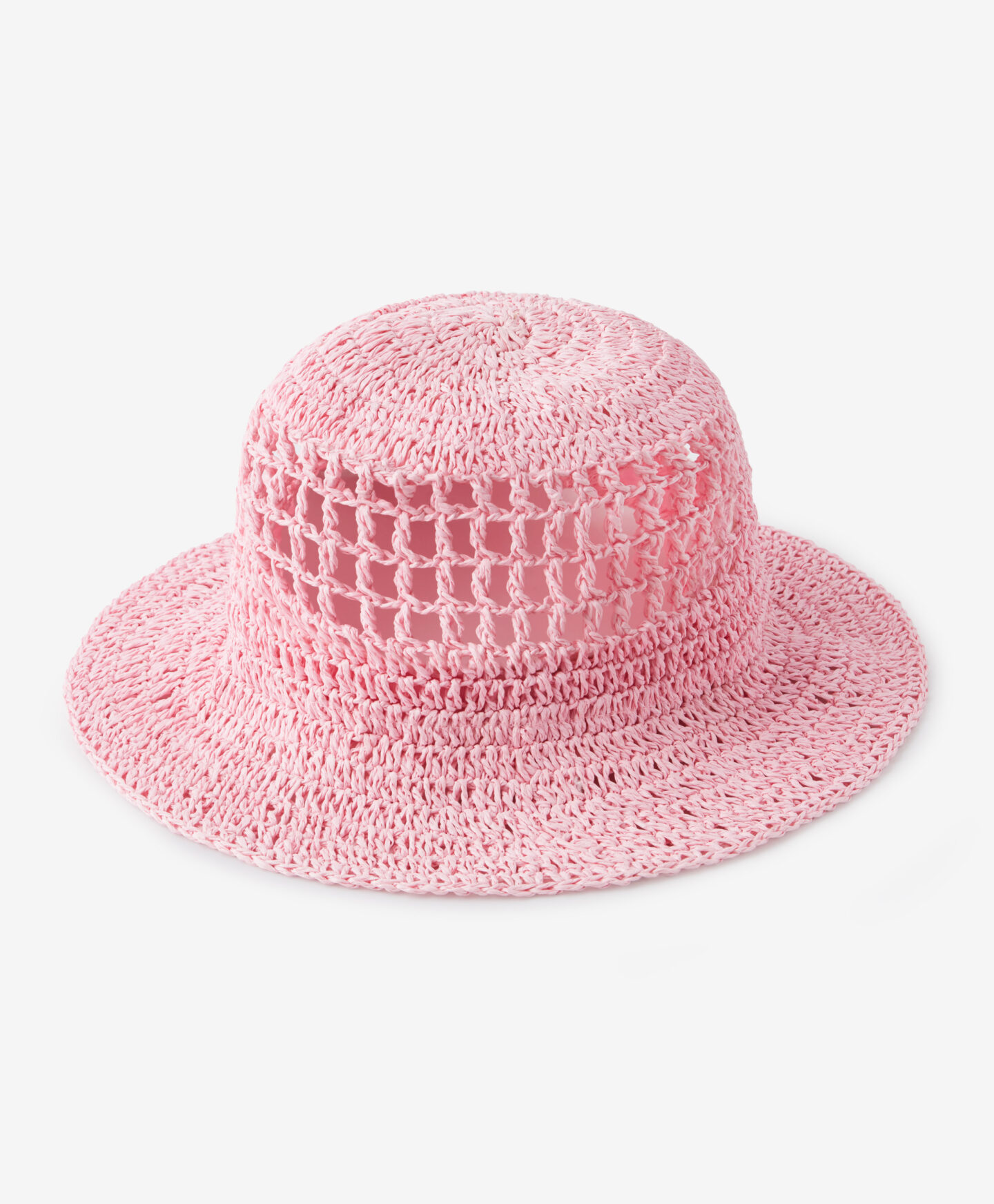 cappello di paglia rosa da donna