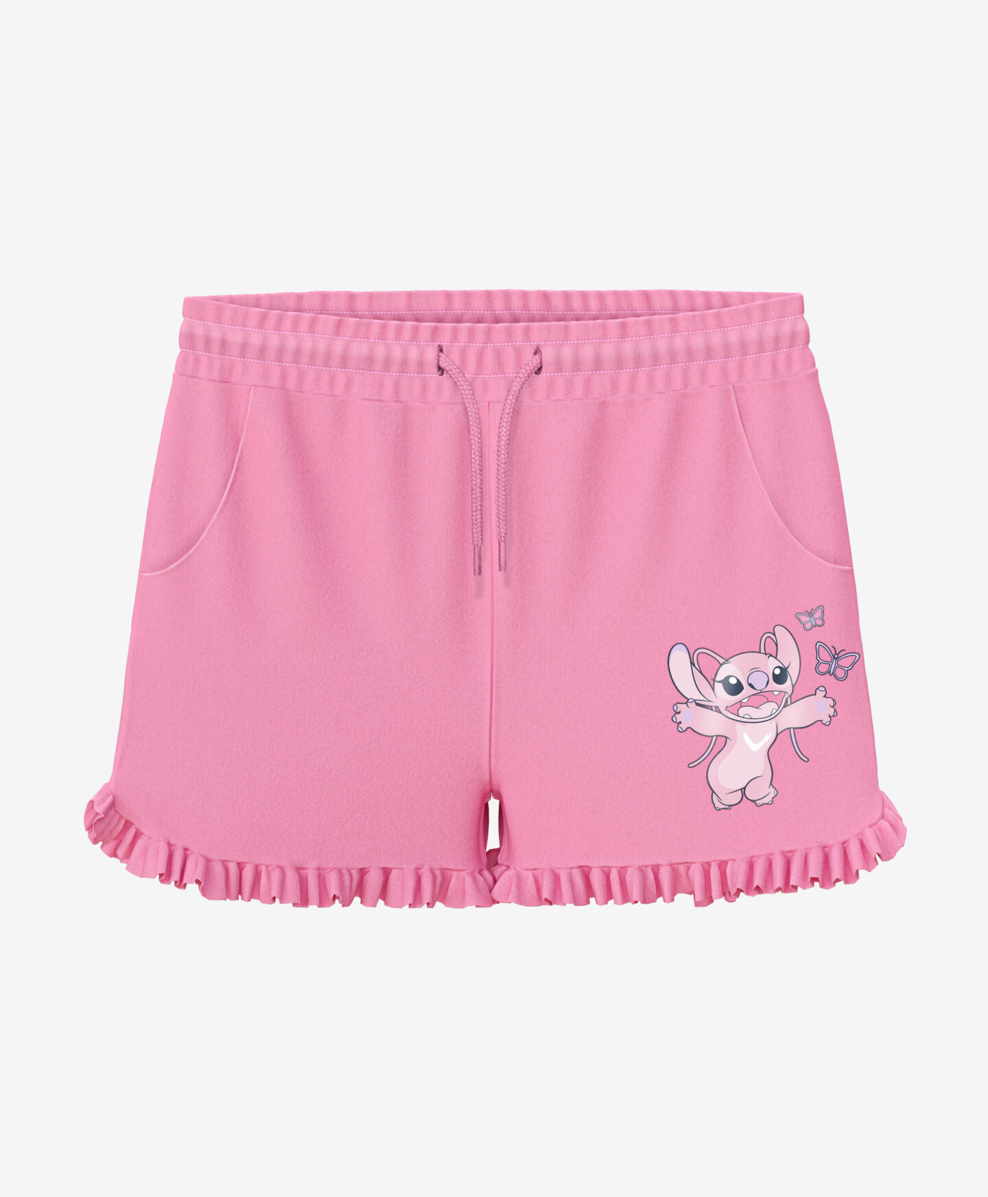 shorts rosa bambina lilo e stitch