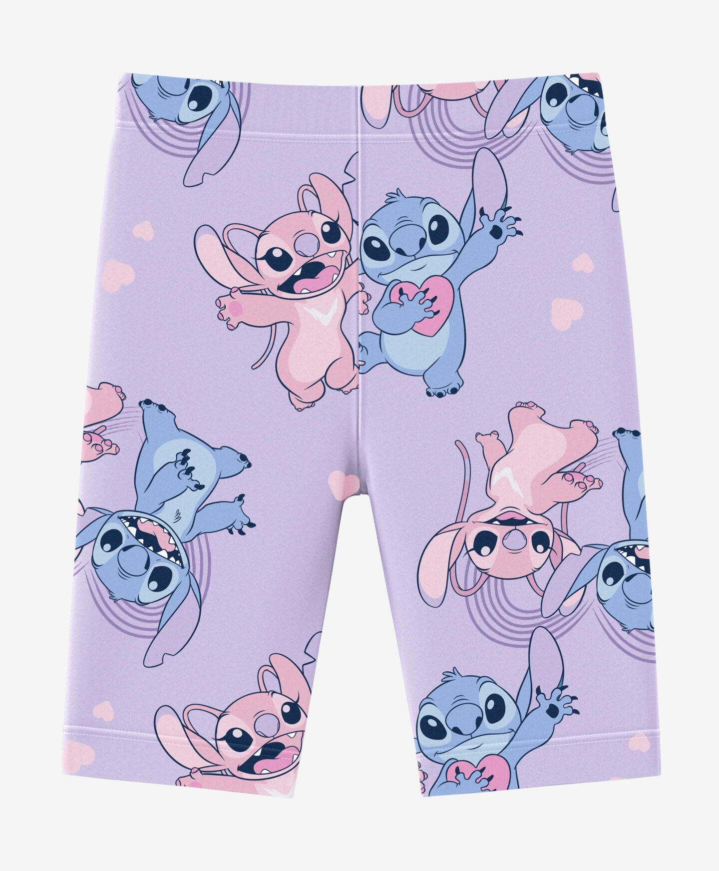 leggins viola bambina di stitch