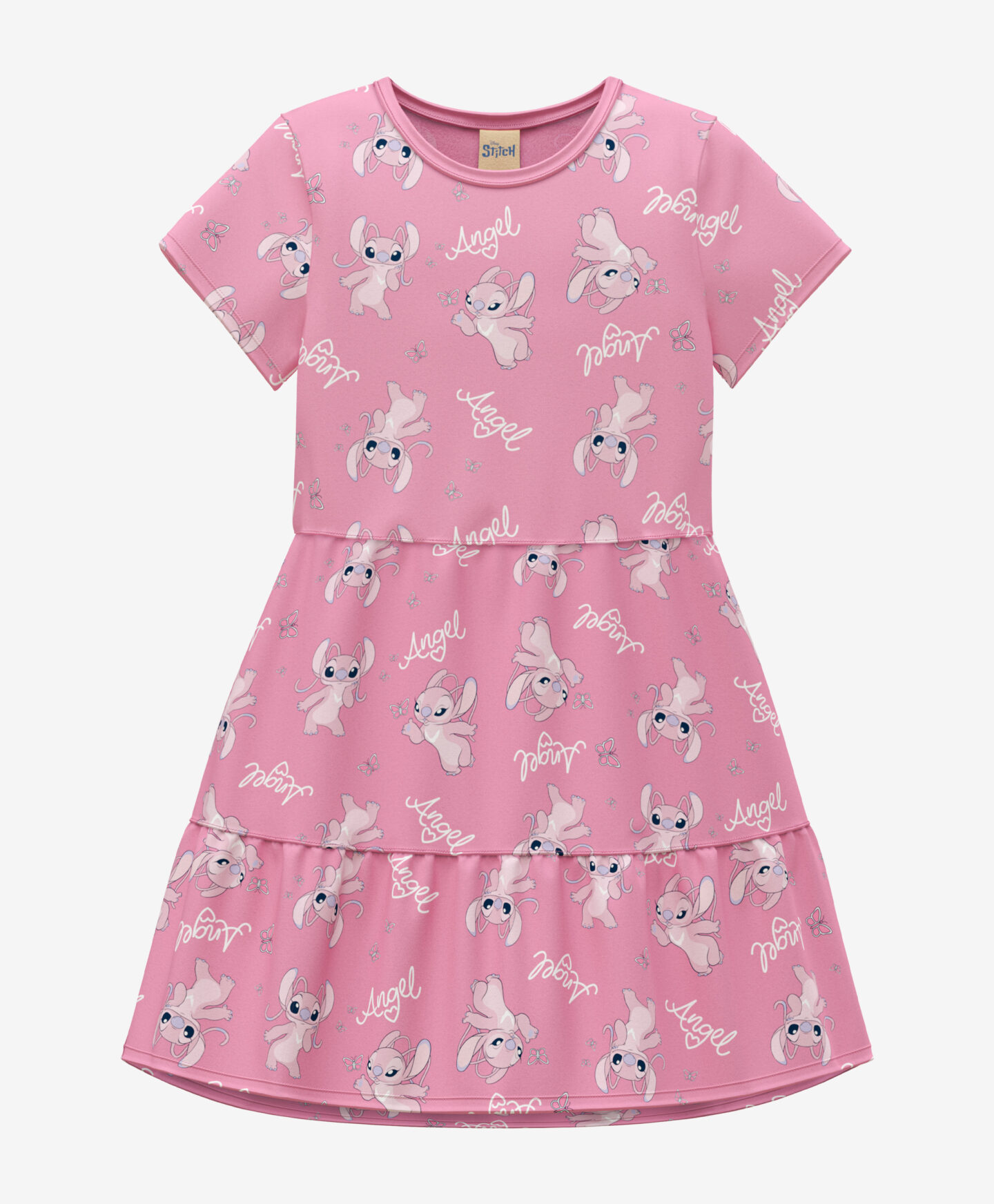 abito rosa bambina lilo e stitch
