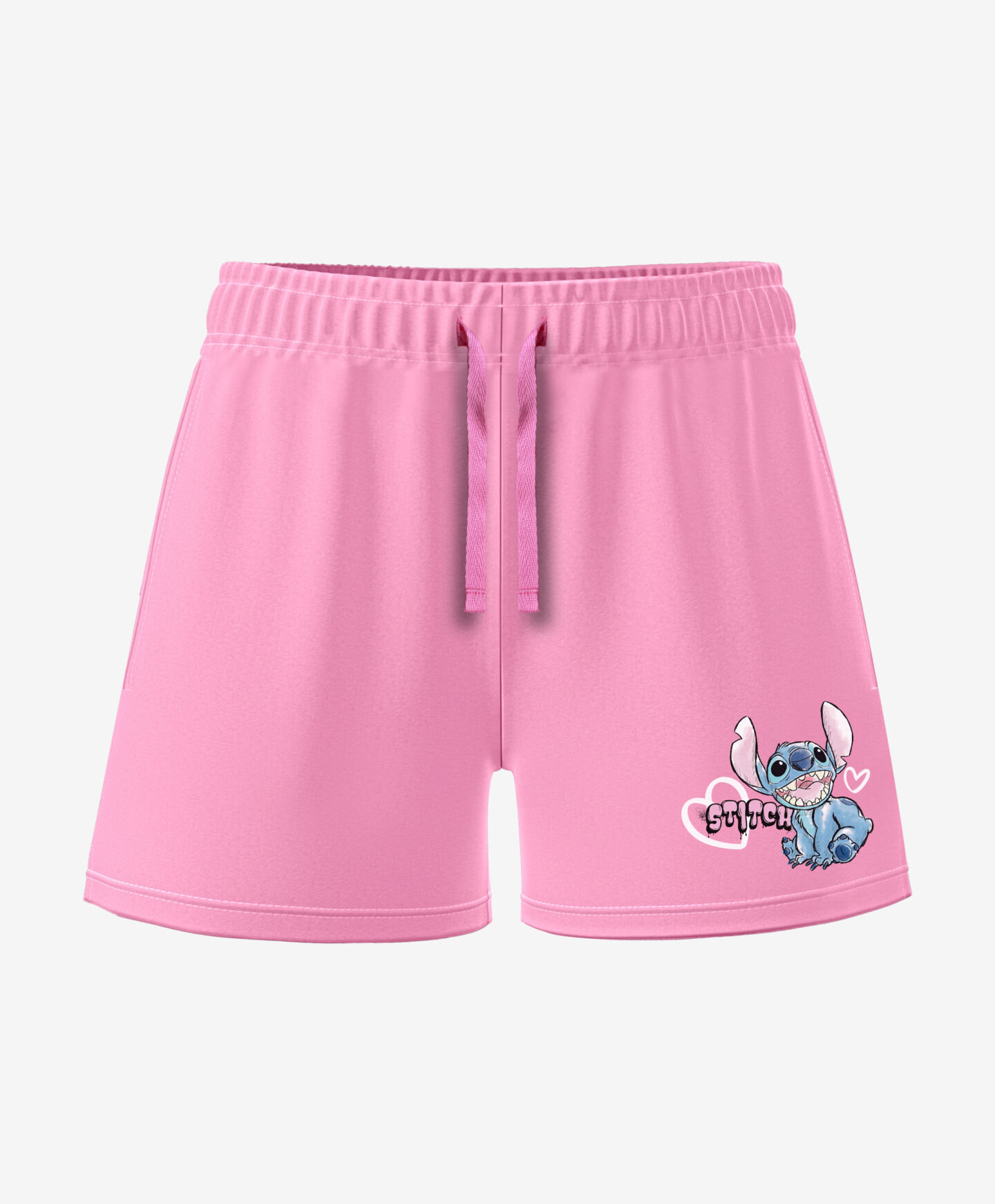 shorts rosa lilo e stitch ragazza