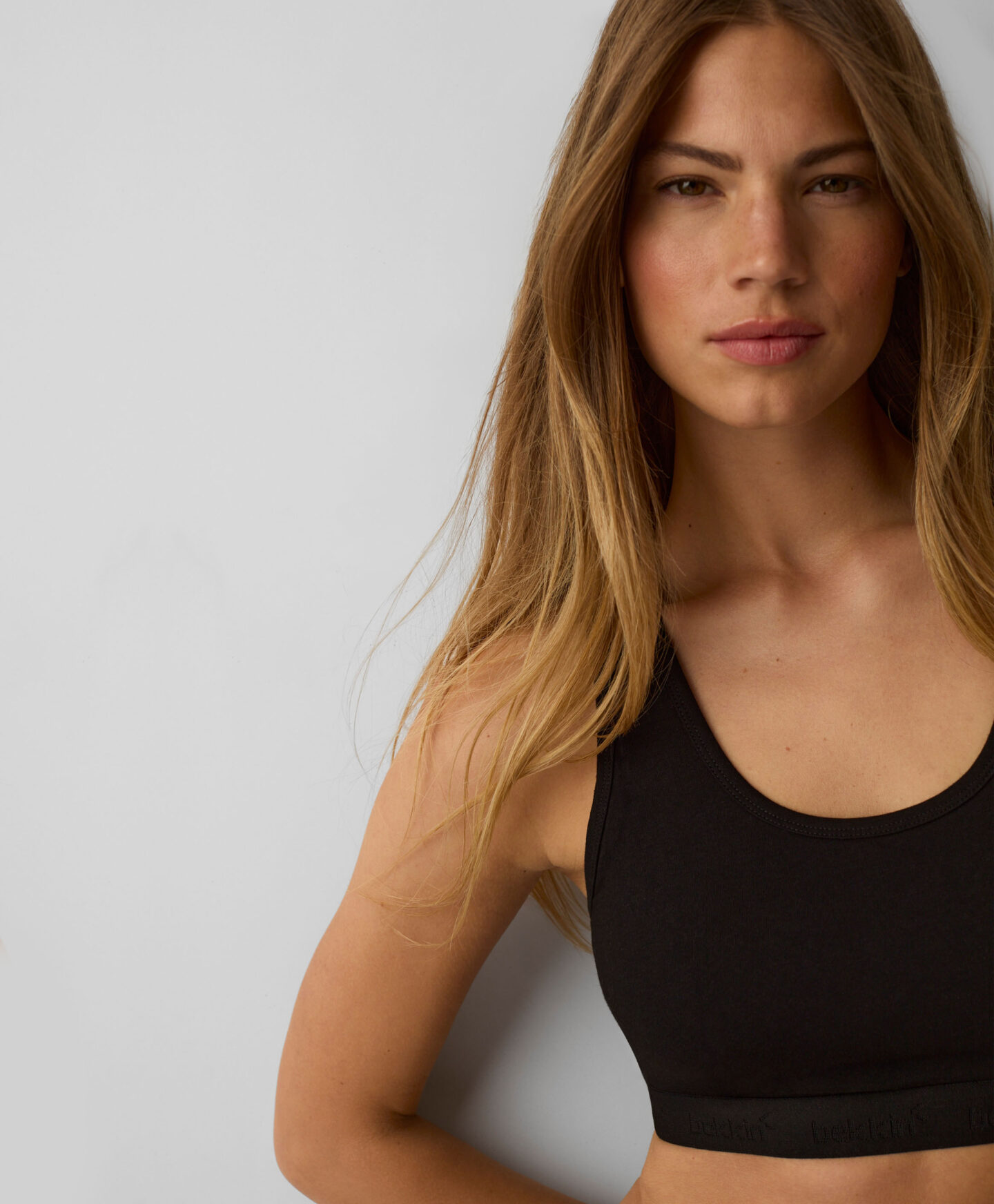 reggiseno sportivo bekkin nero