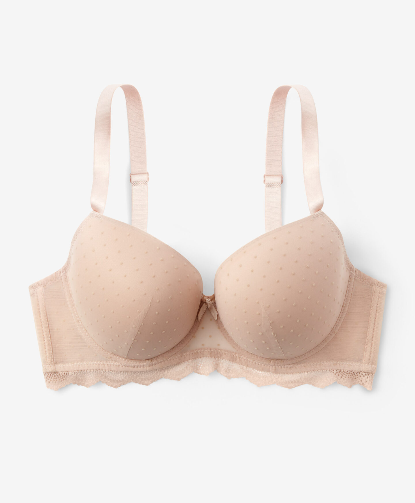reggiseno beige a balconcino