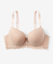 reggiseno beige a balconcino