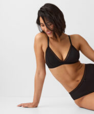 reggiseno a triangolo nero