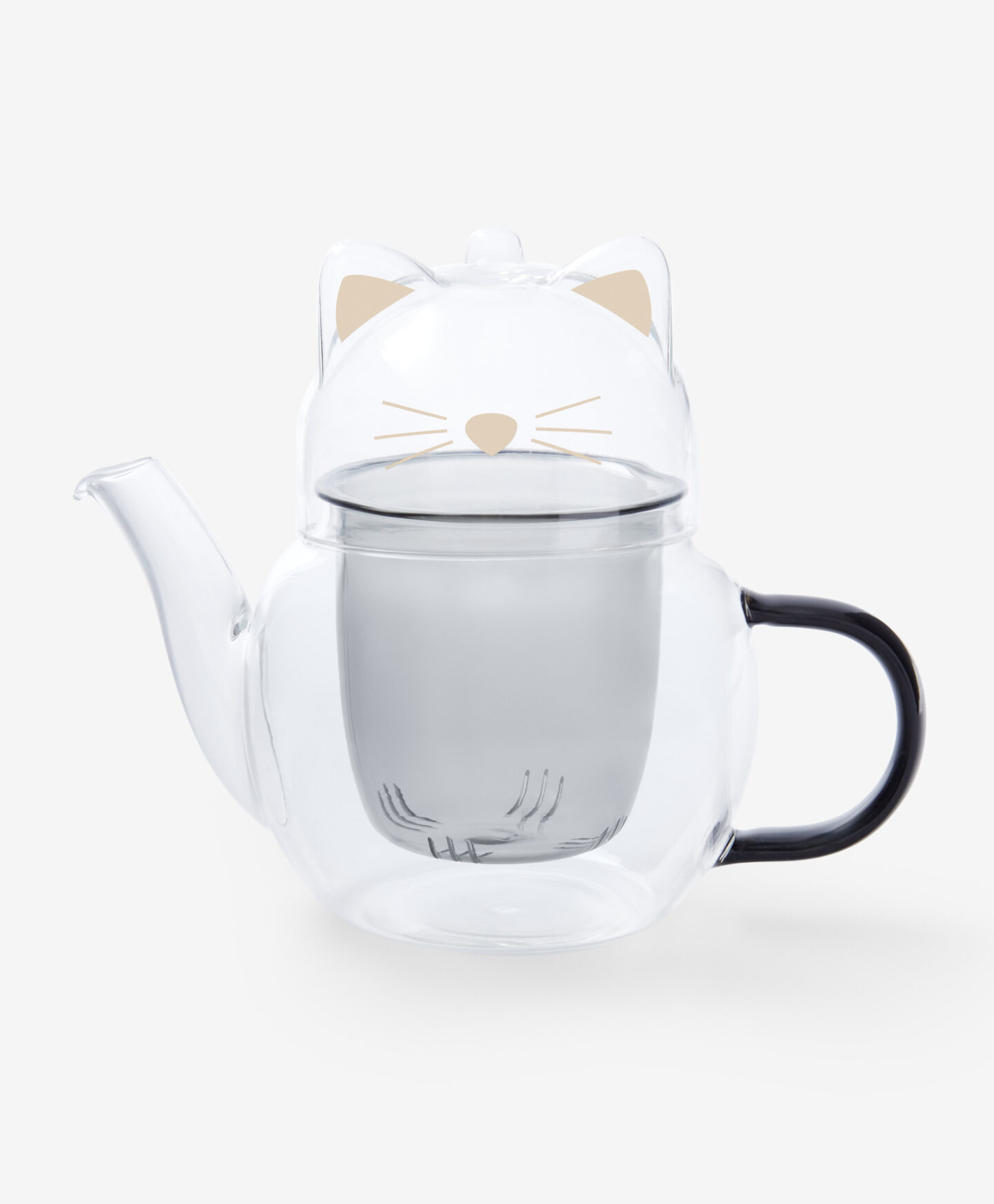 teiera a forma di gatto